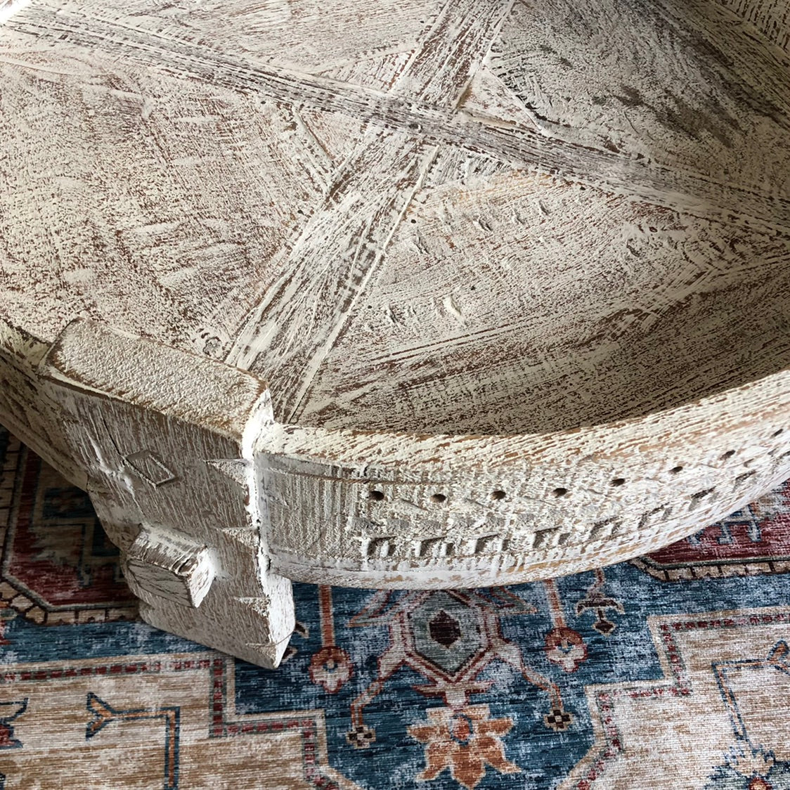 Idha Grinder Style Side Table
