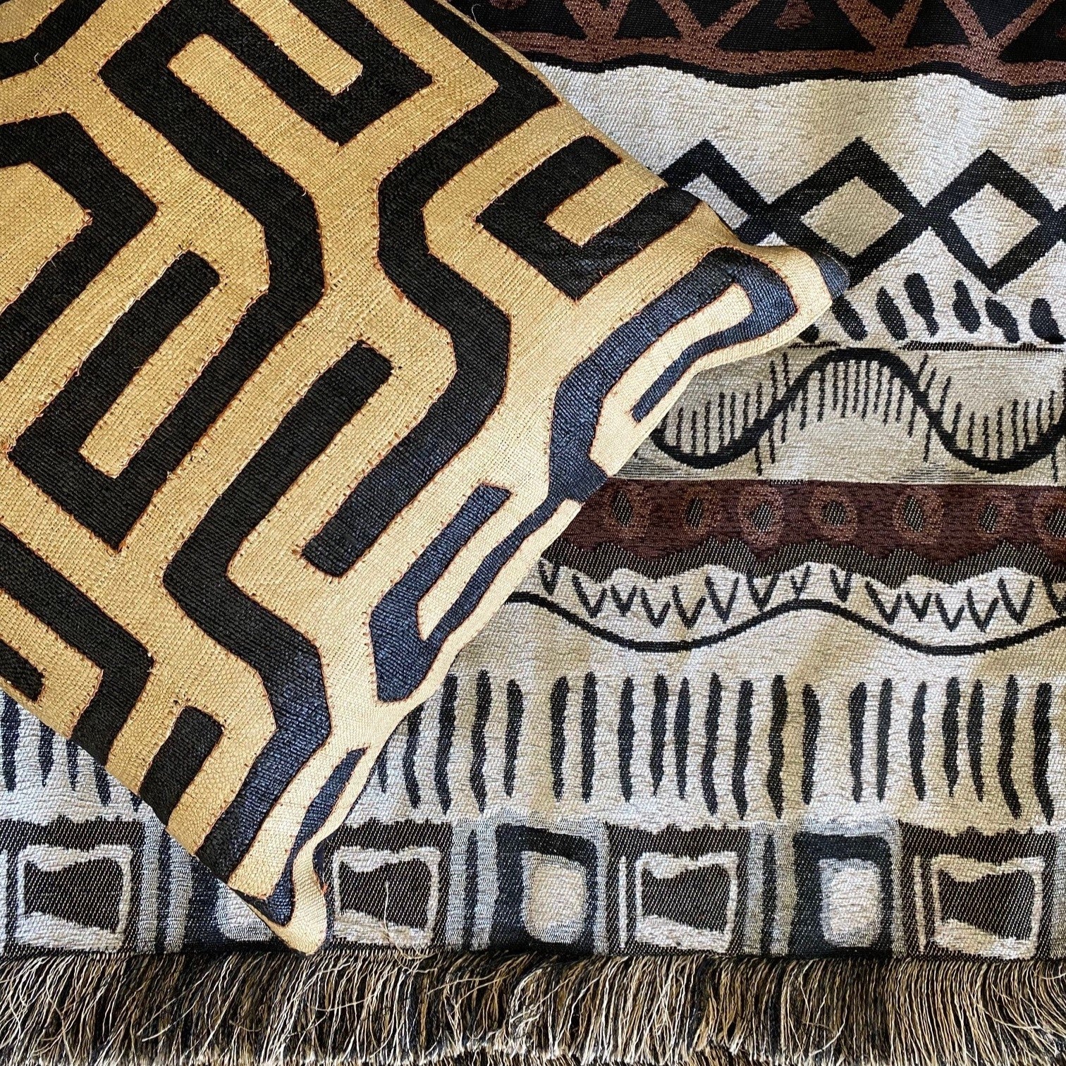 Authentic Kuba Cloth Cushion
