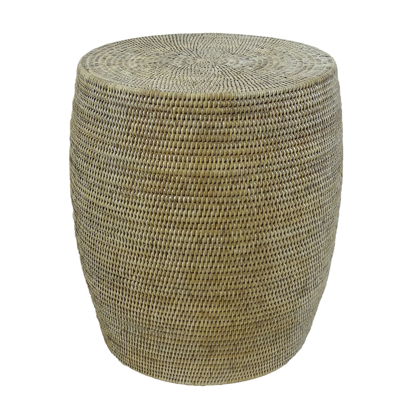 Rattan Drum Stool
