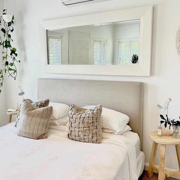 Newport Linen Bedhead in Natural