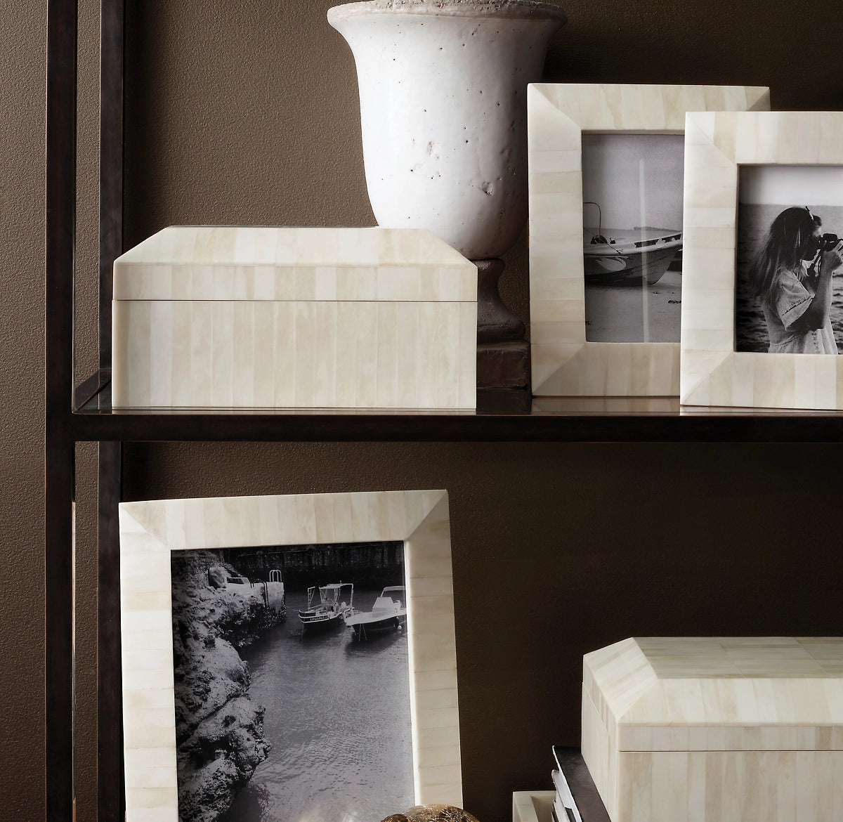 Ivory Lace Bone Frame