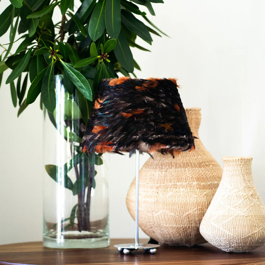 Feather Lamp Shade