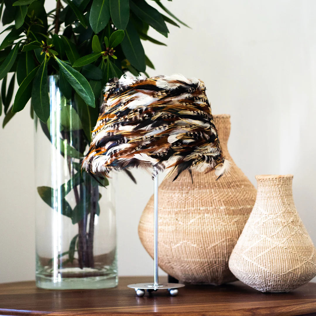 Feather Lamp Shade