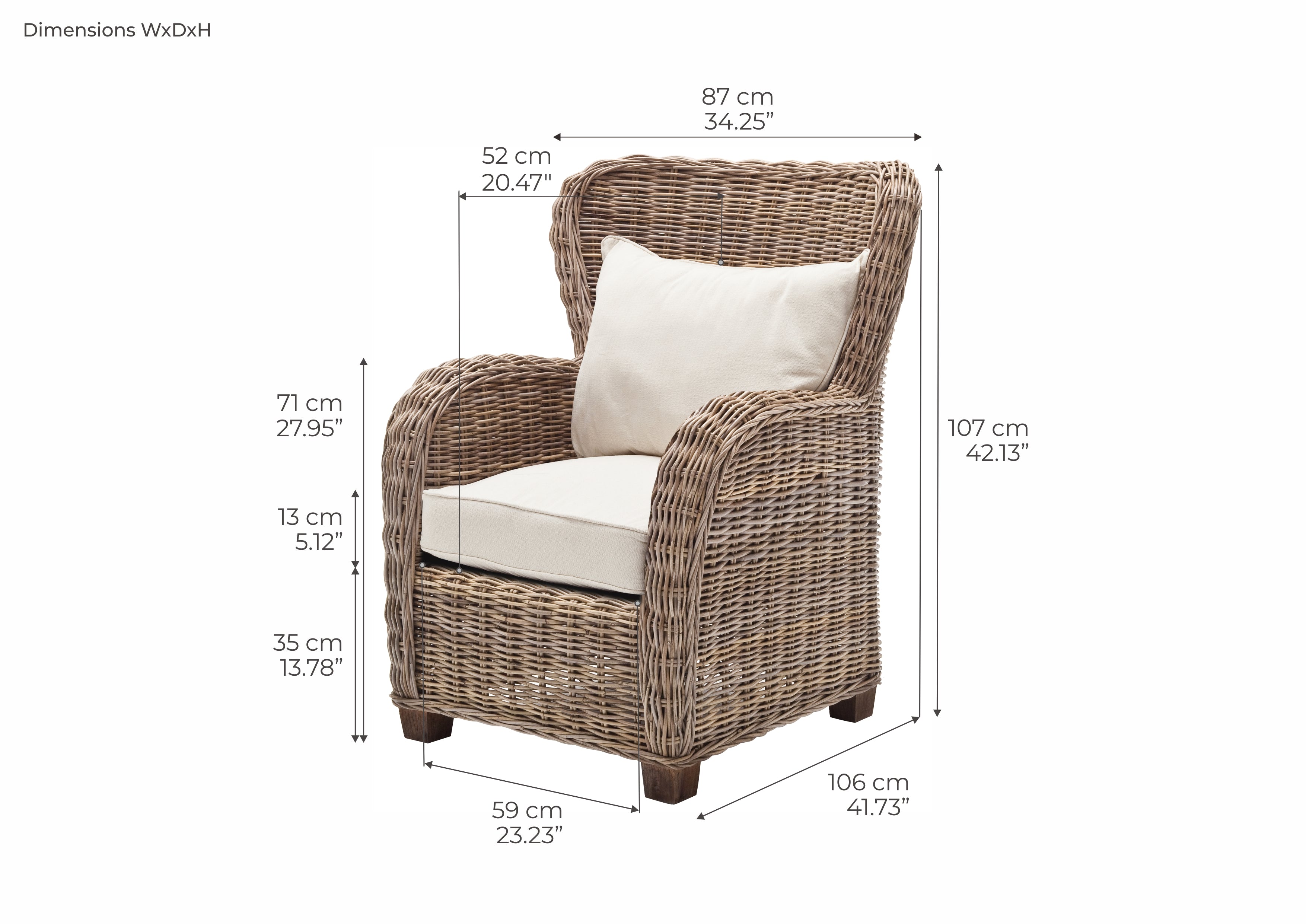 Tiana Beach Kubu Rattan Chair