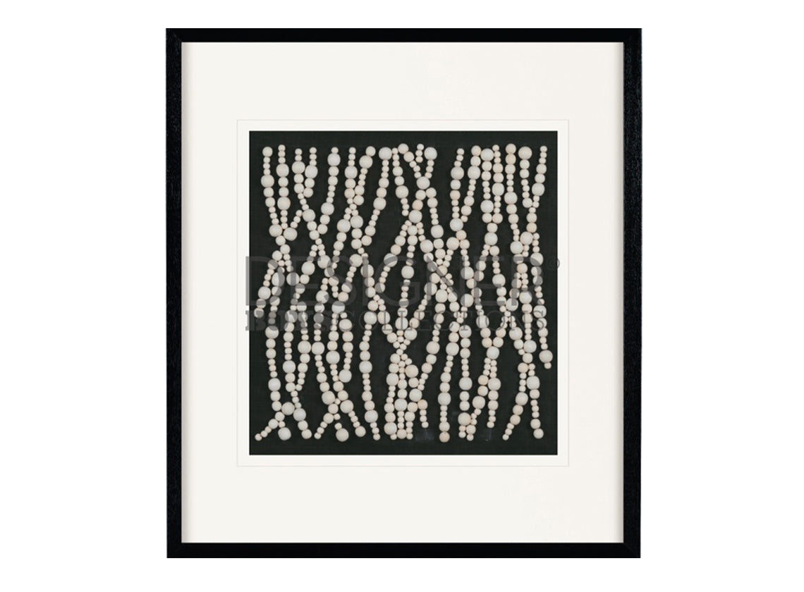Criss Cross Textile Artwork by Designer Boys in Black