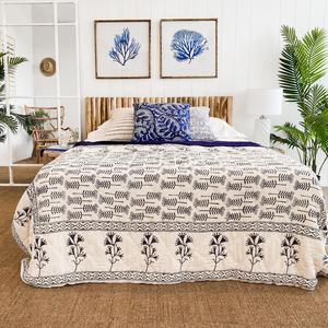 Branch Bedhead In Natural Teak