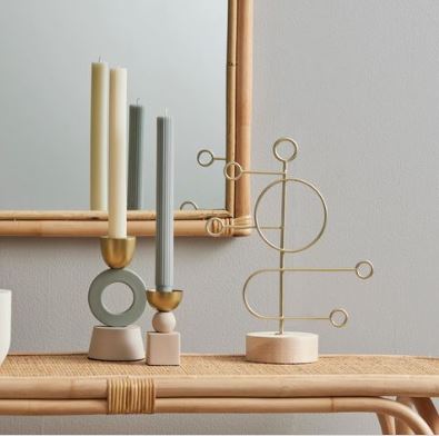 Frankie Metal Candle/Incence Holder