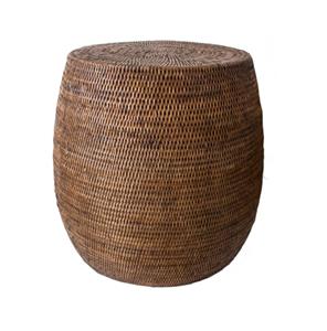 Rattan Drum Stool