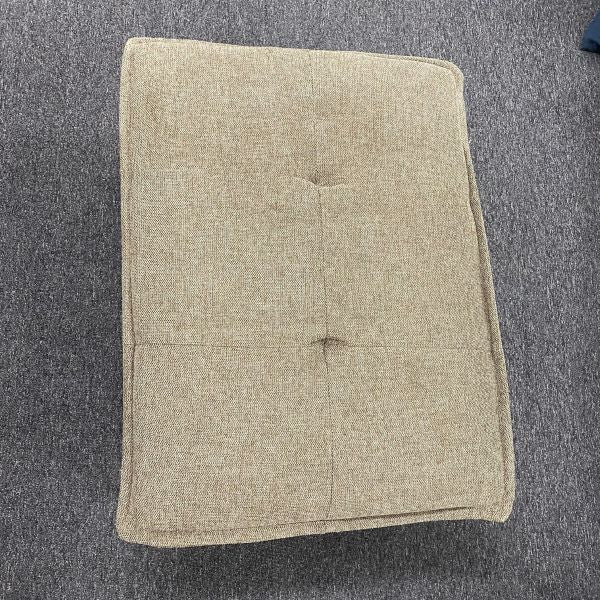 Jersey Ottoman in Cocoa