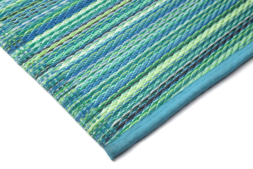 Cancun Aqua Plastic Rug