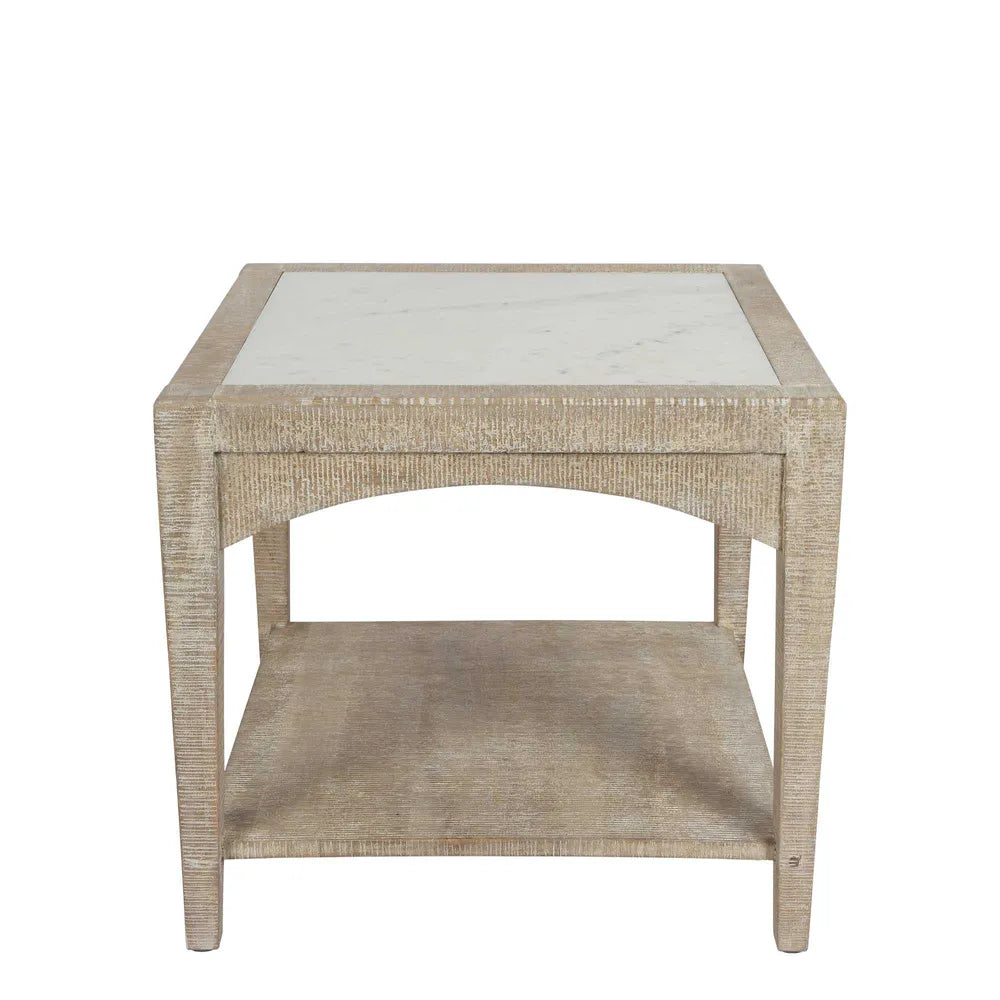 Corfu Marble Square Side Table