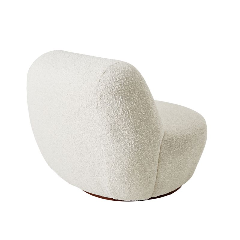 Cape Occasional Chair in White Boucle