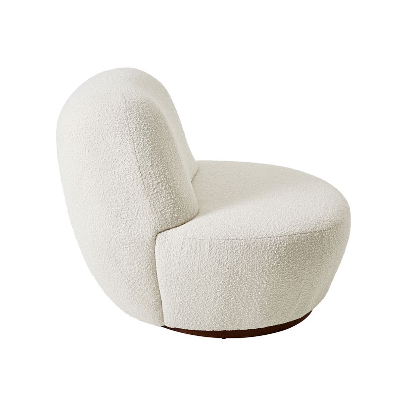 Cape Occasional Chair in White Boucle