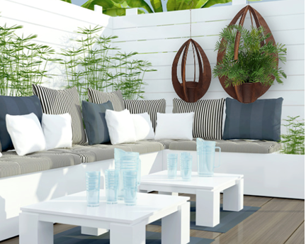 Rustic Hanging Planter - Medium