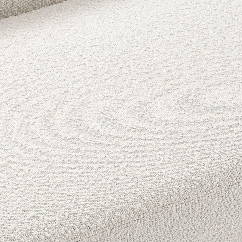 Jesse Curved Sofa in Cream Boucle