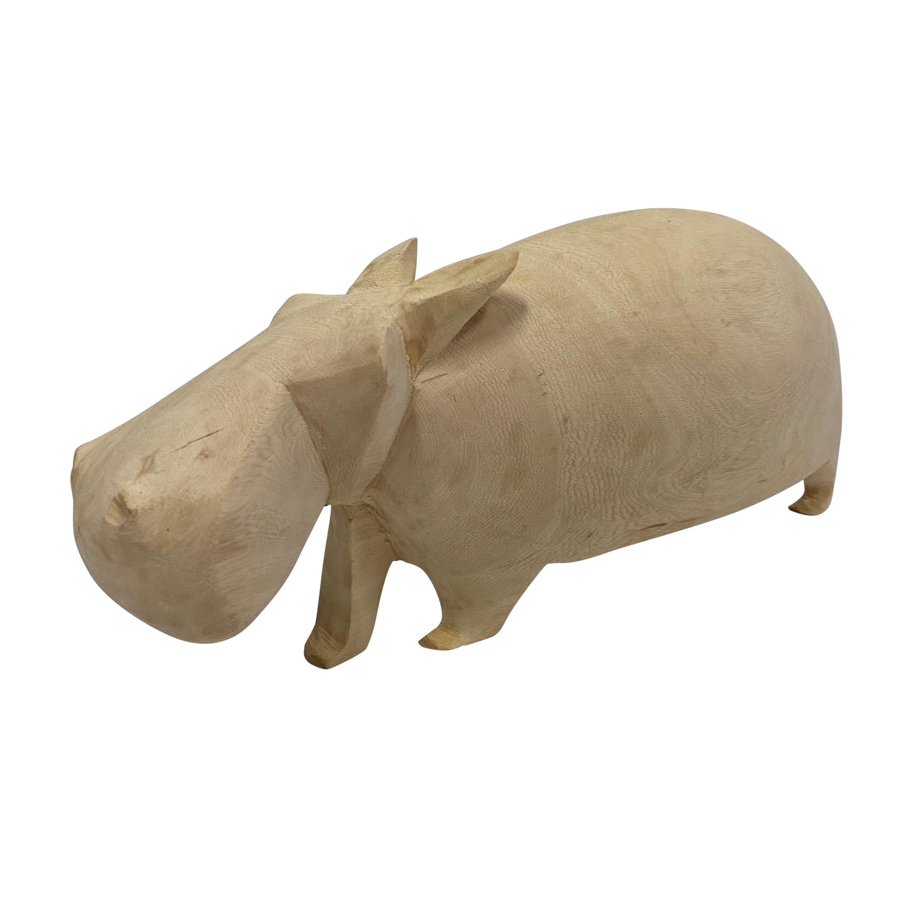 Hand Carved Jacaranda Hippo