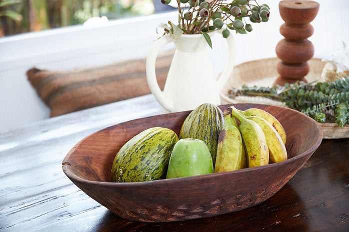 Carved Timber Bowl