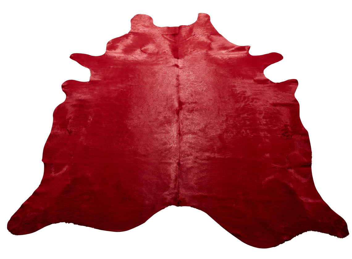 Cherry Cow Hide Rug