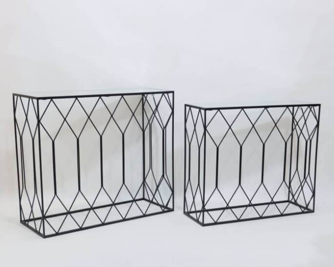 Eddie Console Set of 2 in Black