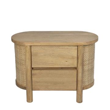 Coolum Bedside Table in Natural