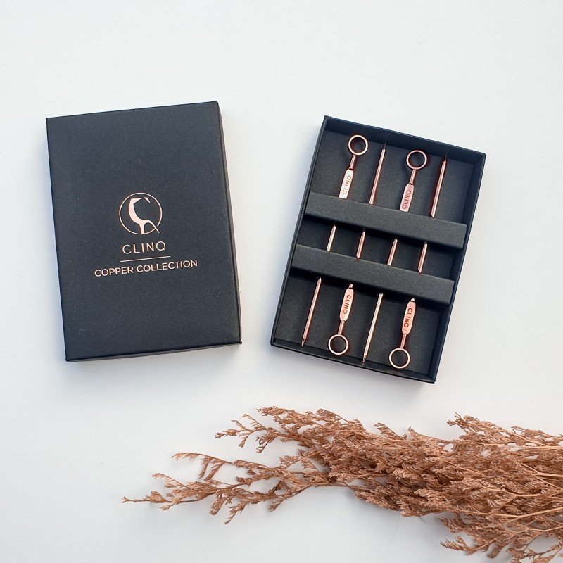 Manhattan Copper Cocktail Picks Set of 4