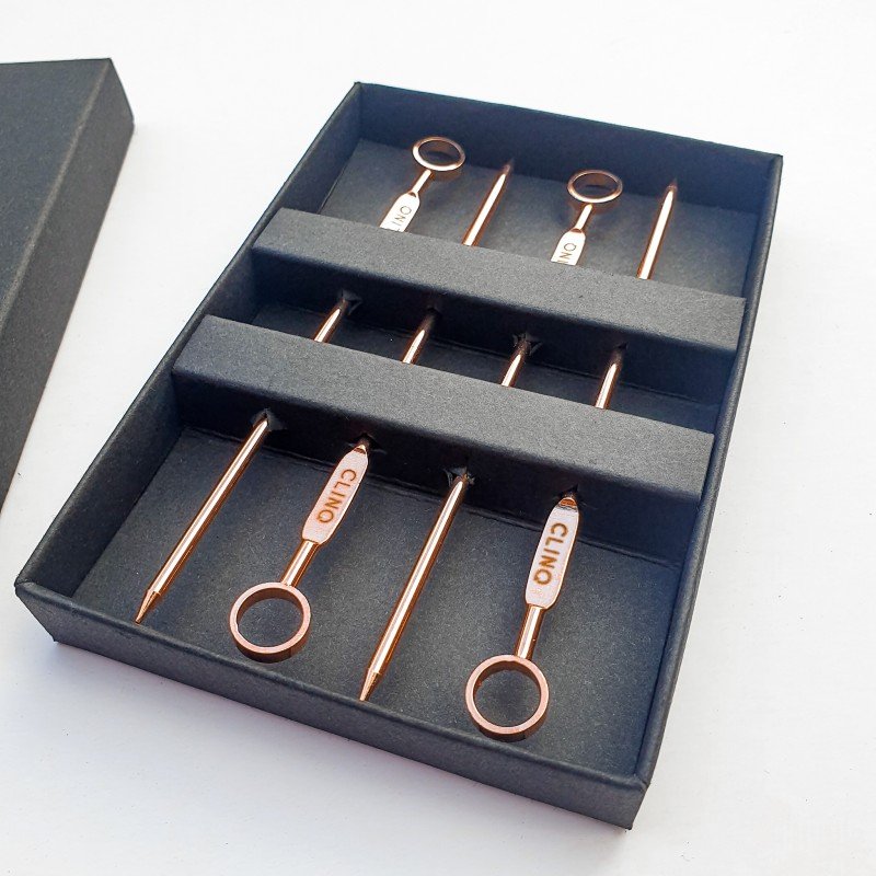 Manhattan Copper Cocktail Picks Set of 4