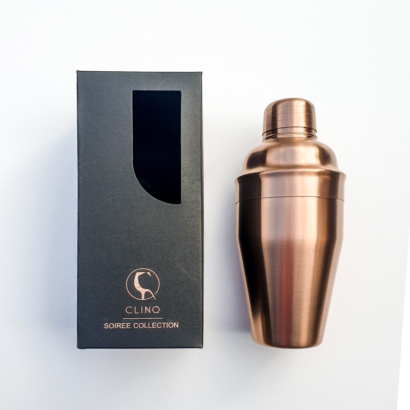 Manhattan Copper Cocktail Shaker