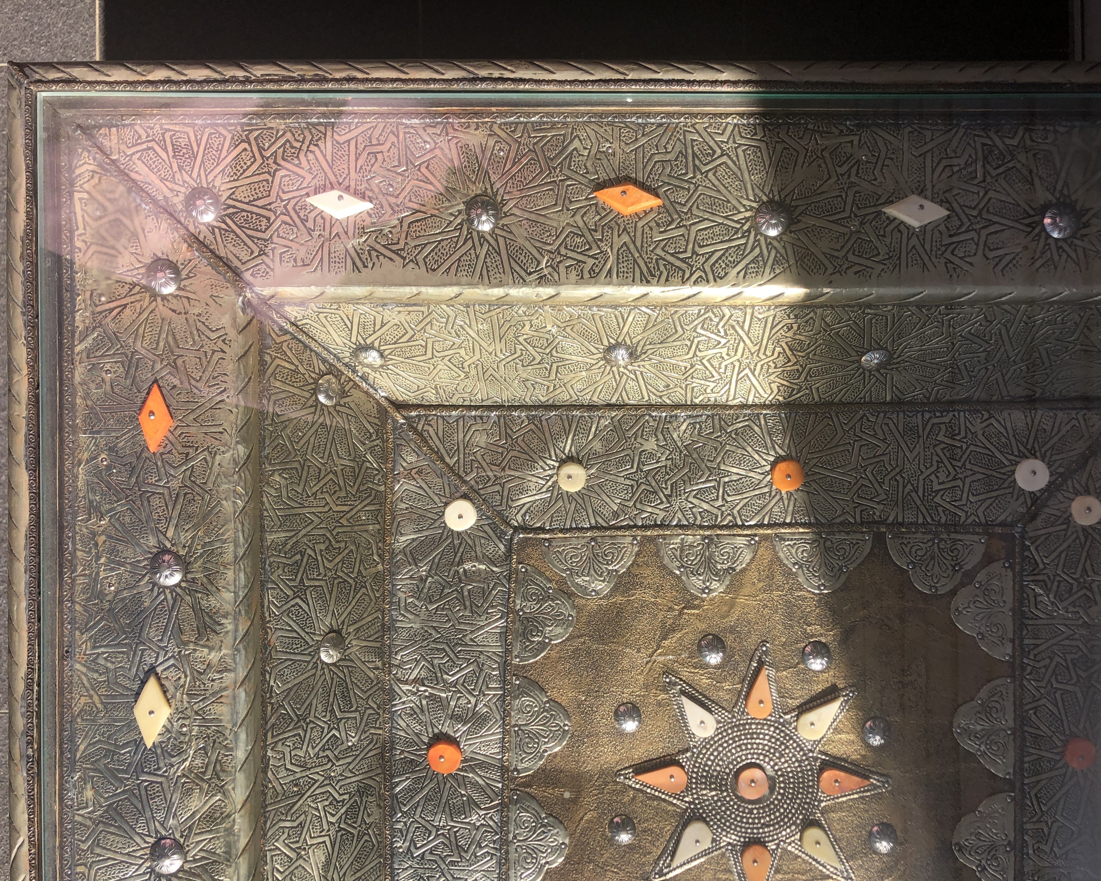 Sultan's Square Table in Silver Nickel