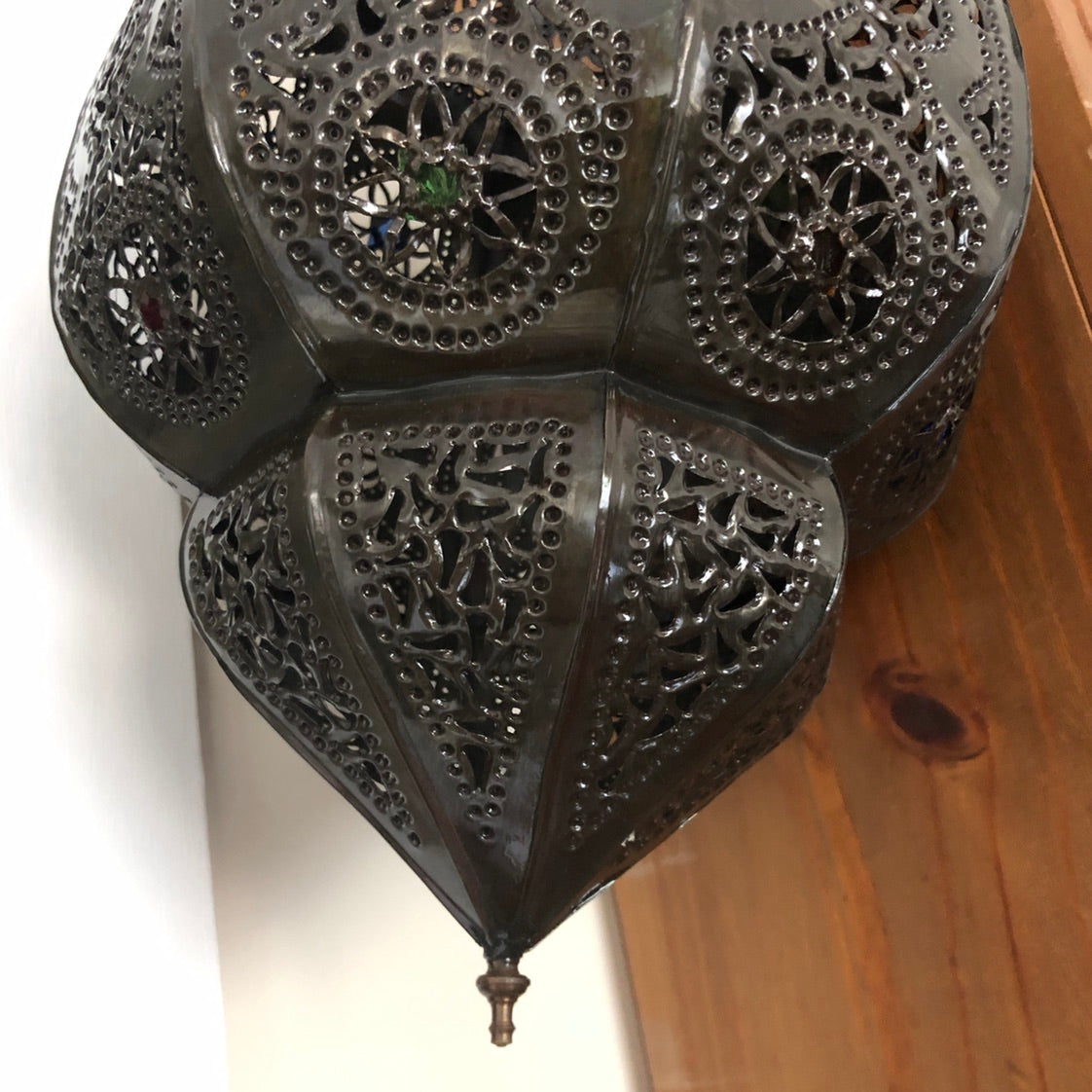 Genuine Moroccan Fretwork Pendant Light Shade - Rachid