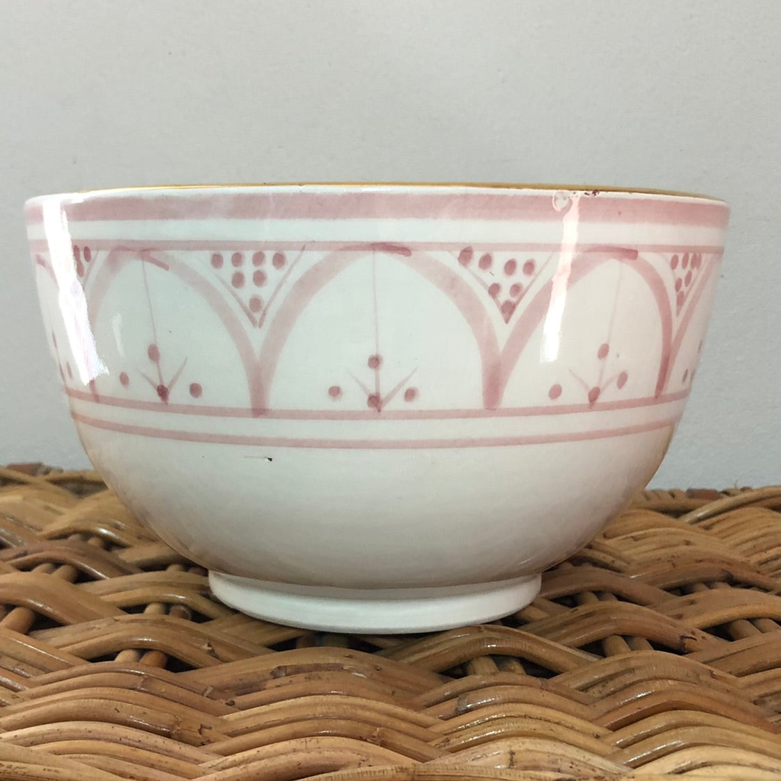 Genuine Rabat Safi Bowl - Large in Rose