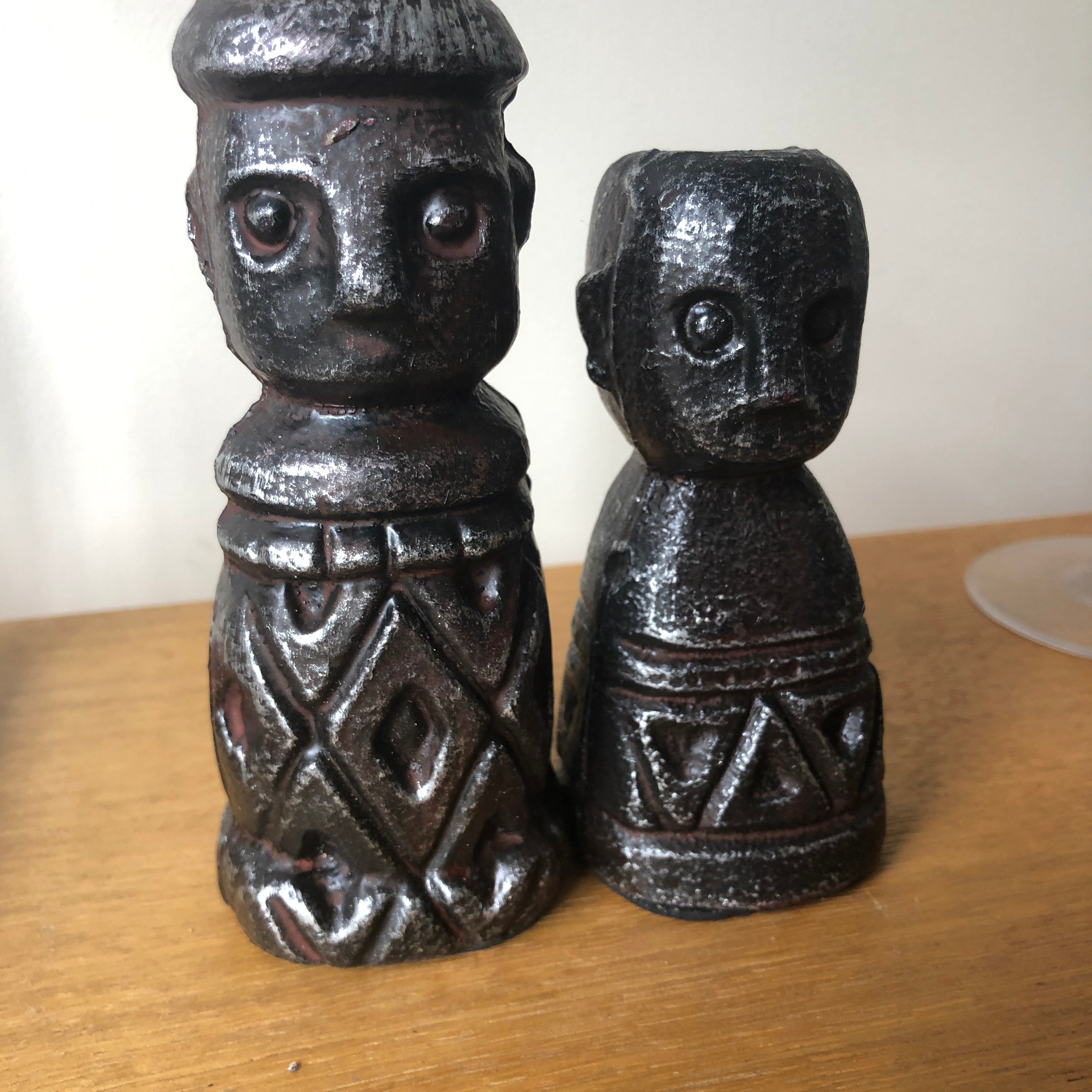Brun Cast Iron Candle Holder - Tall