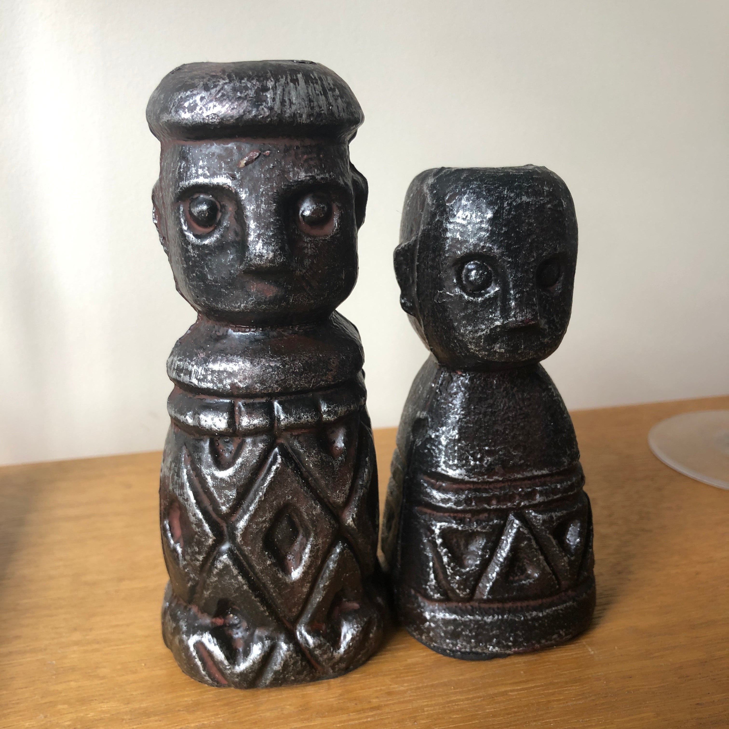 Brun Cast Iron Candle Holder - Short