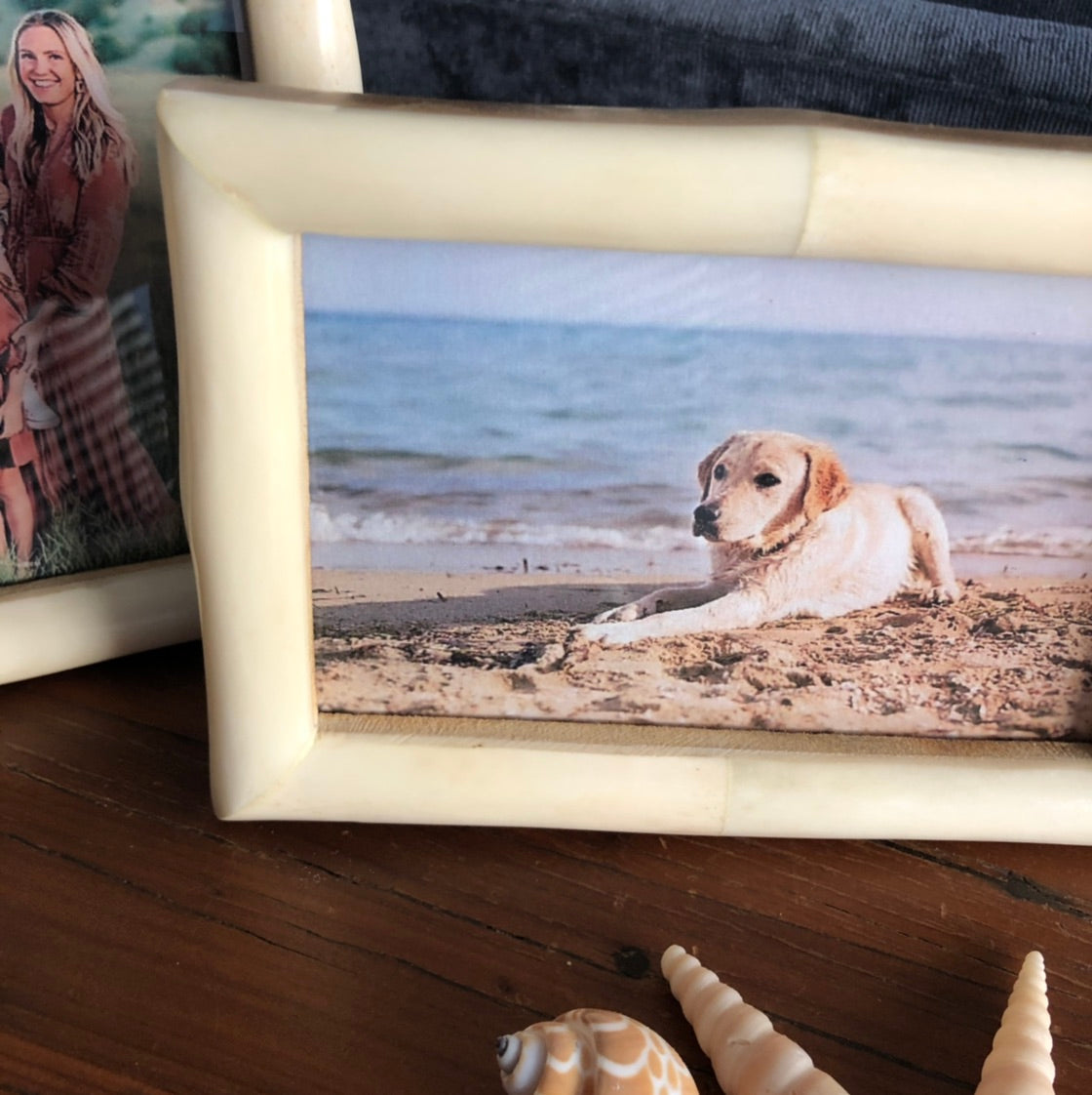 Chiffon Bone Picture Frame