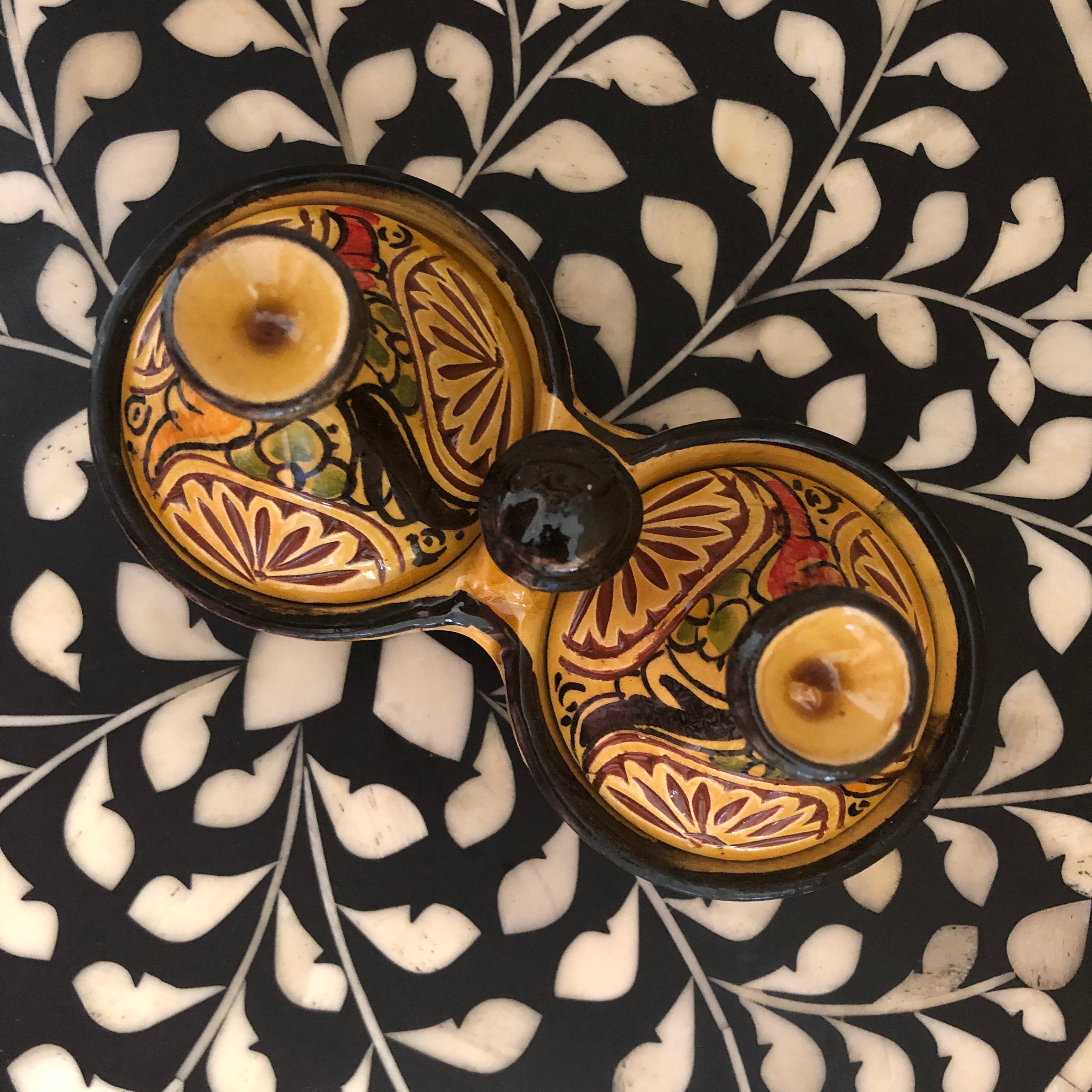 Mini Dual Tagines in Yellow
