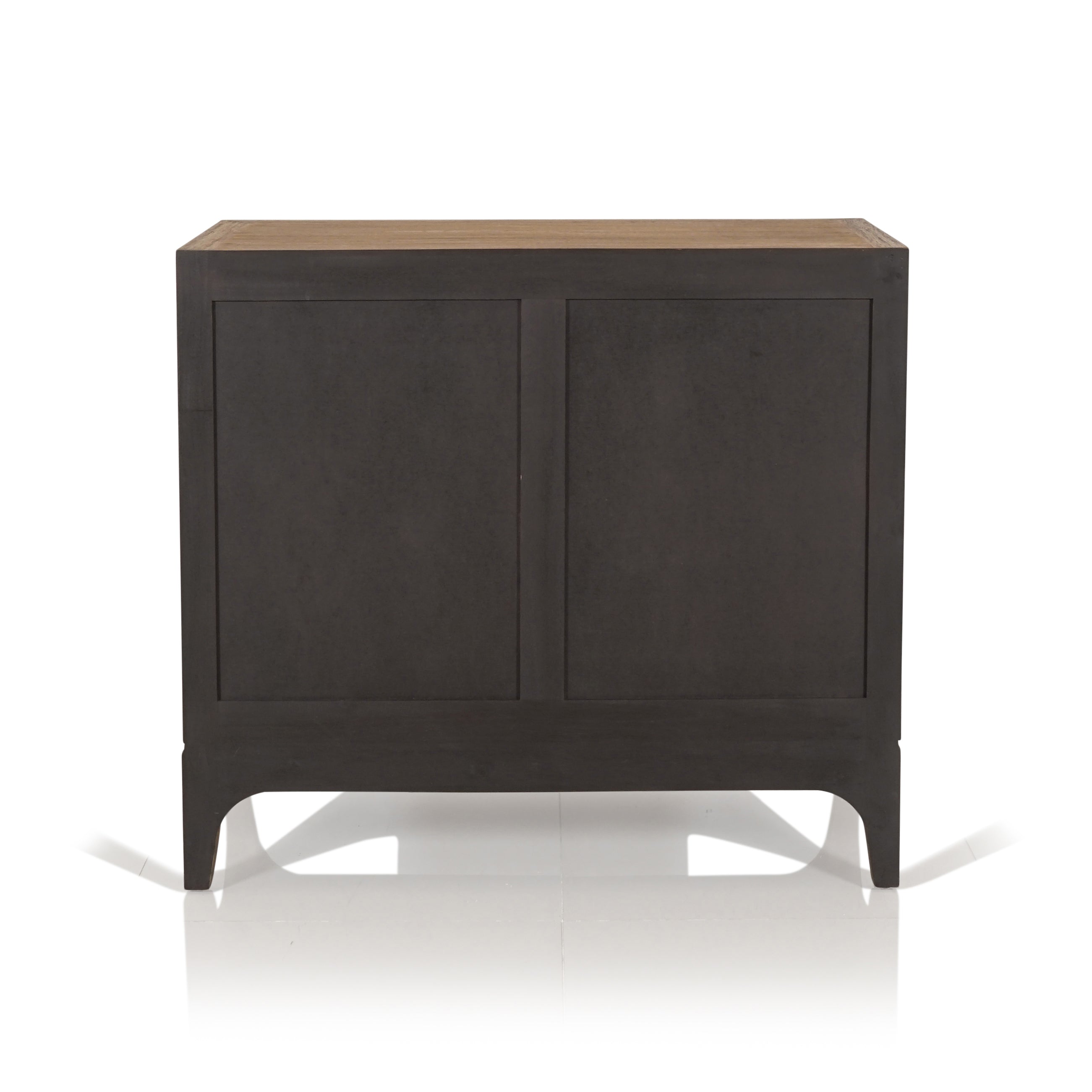 Evergreen Timber & Wicker 3 Drawer Chest