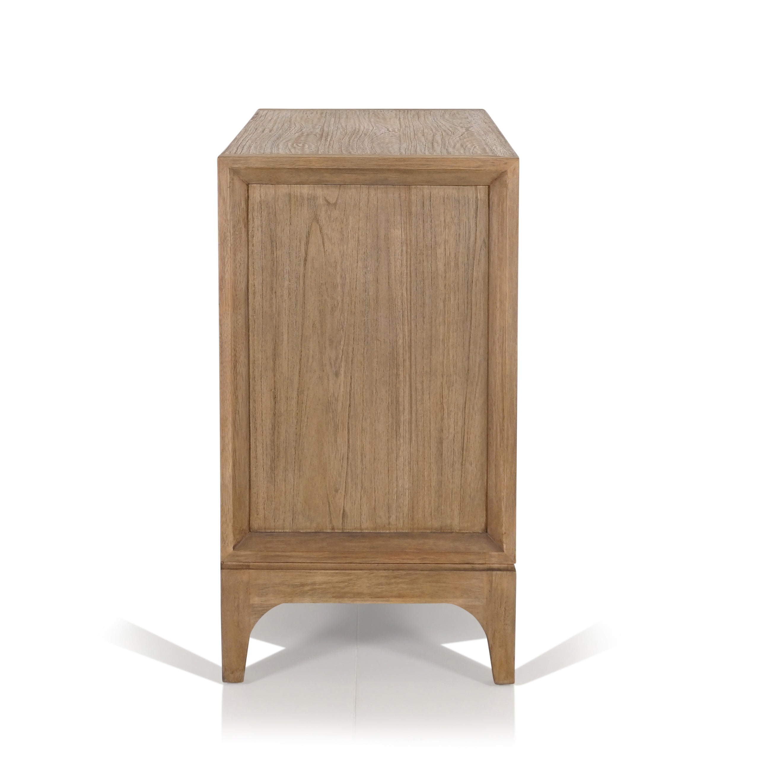 Evergreen Timber & Wicker 3 Drawer Chest