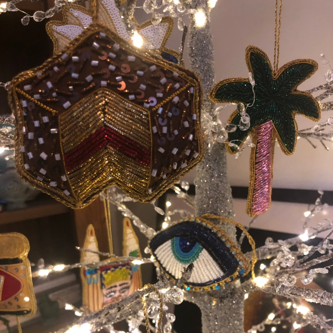 Lamington Sequin Hanging Decoration