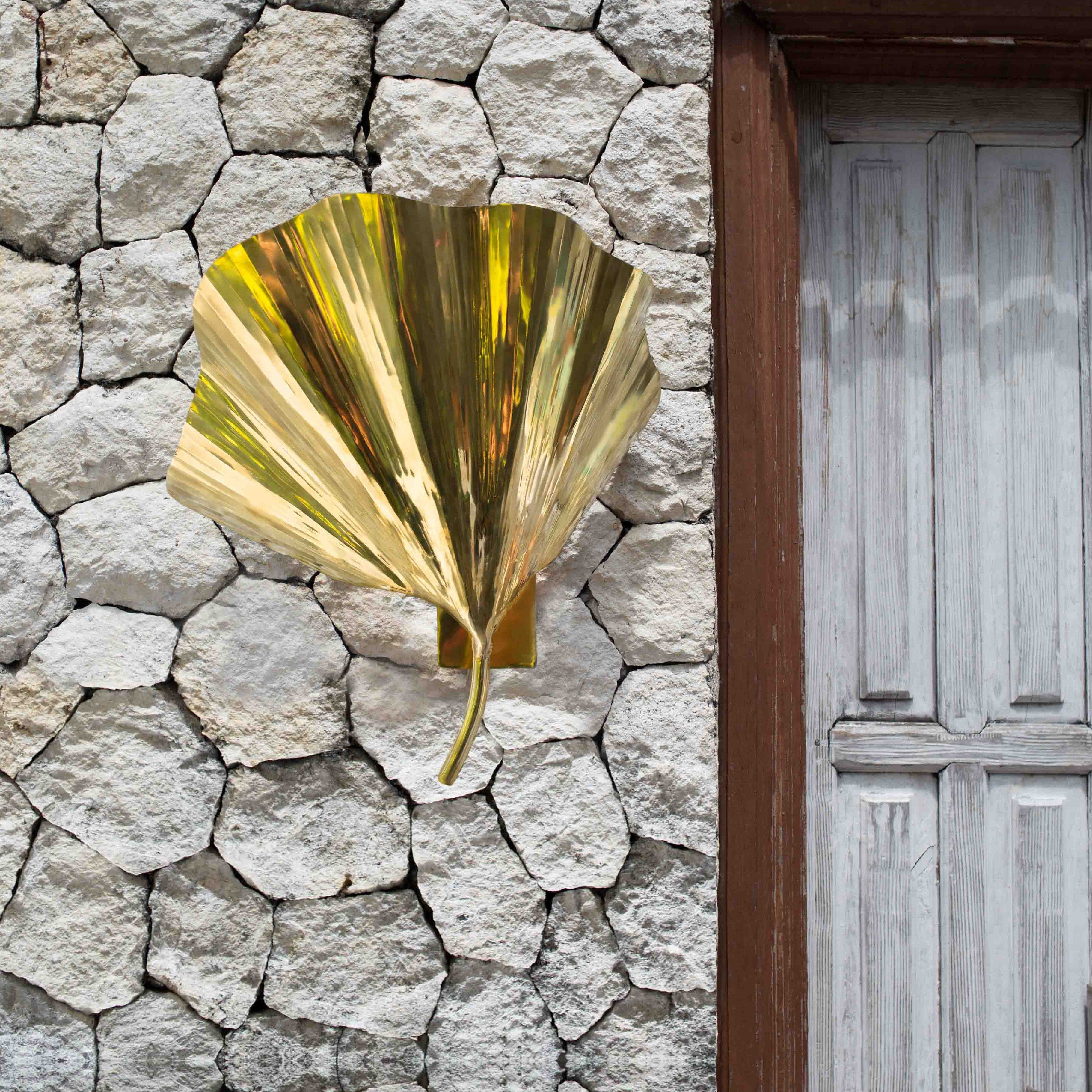 Gingko Leaf Wall Sconce