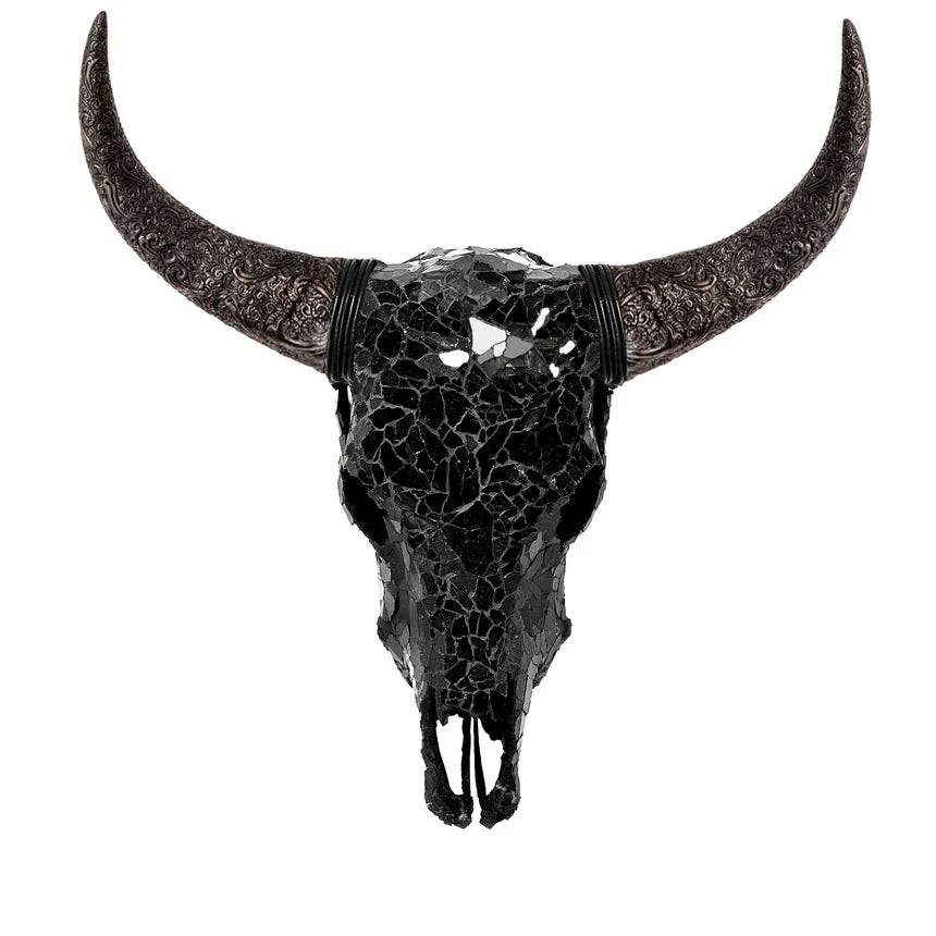 Mosaic Cow Skull