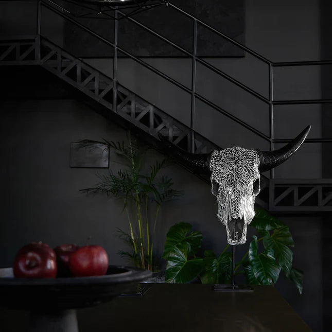 Mosaic Cow Skull