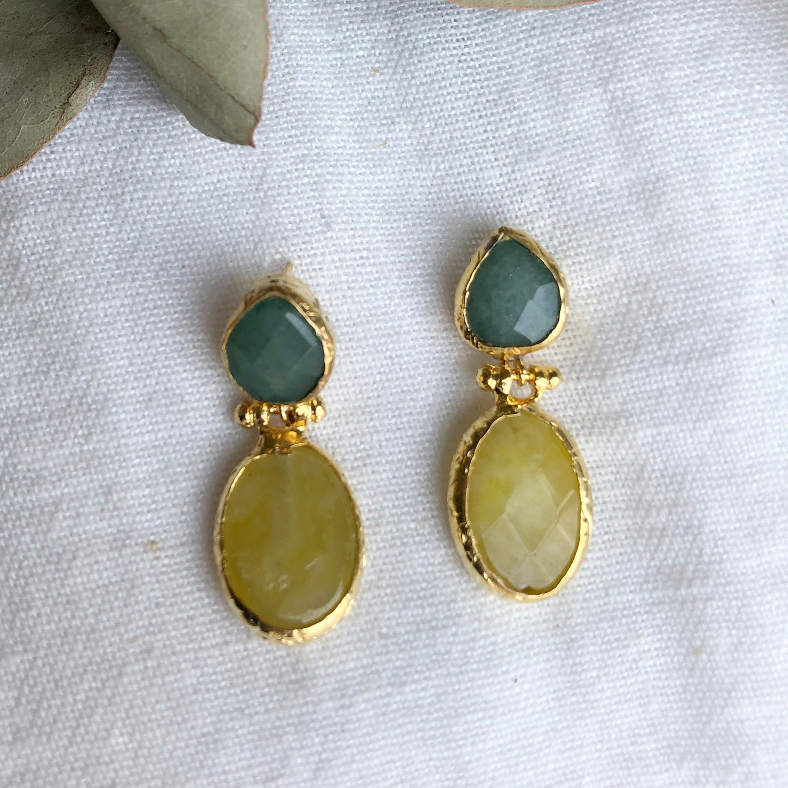 Damara Double Drop Earrings