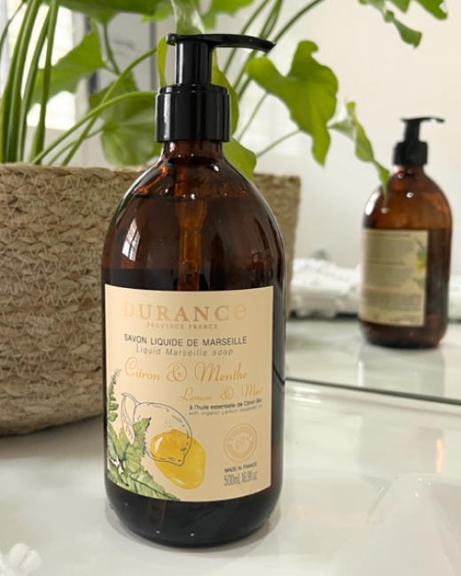 French Lemon & Mint Liquid Soap (500ml)