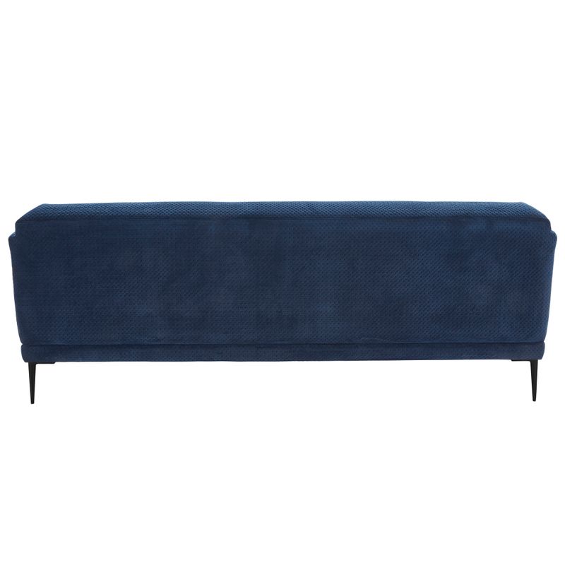 Twilight Sofa in Quilted Navy Velvet
