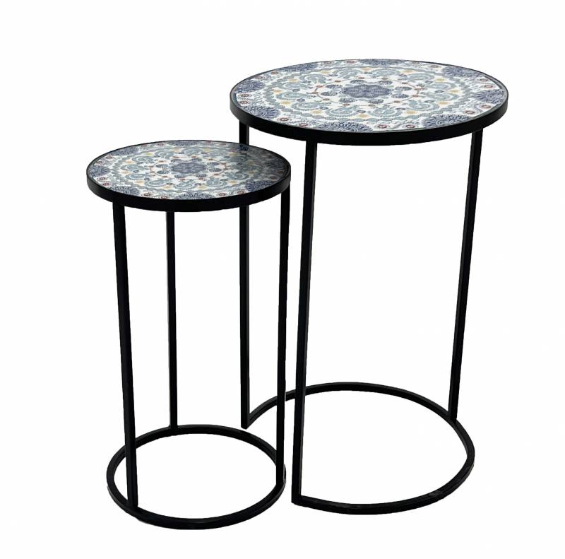 Bianca Mosaic Table Set of 2
