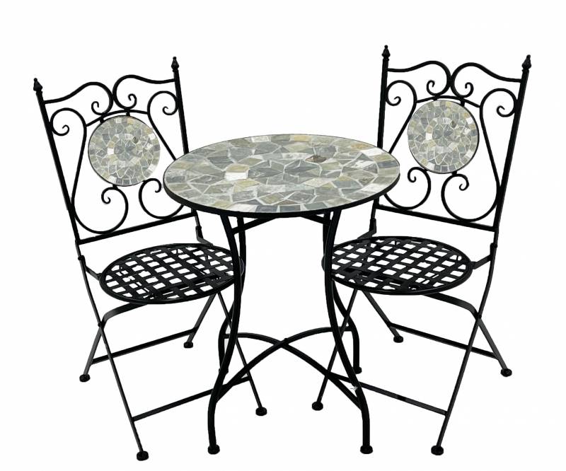 Stephie Mosaic Table & 2 Chair Setting