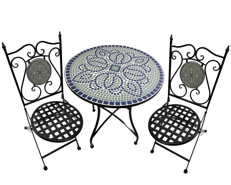 Sam Mosaic Table & 2 Chair Setting