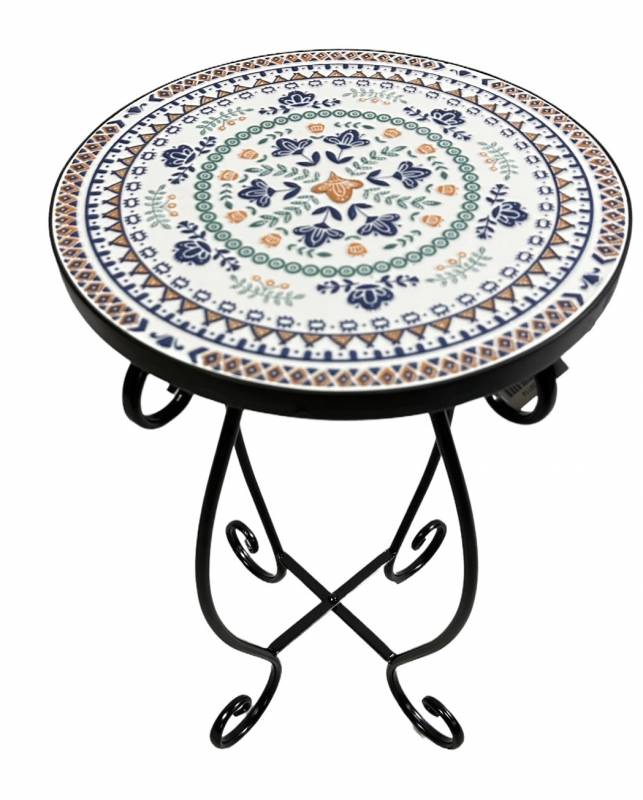 Florence Mosaic Table & 2 Chair Setting