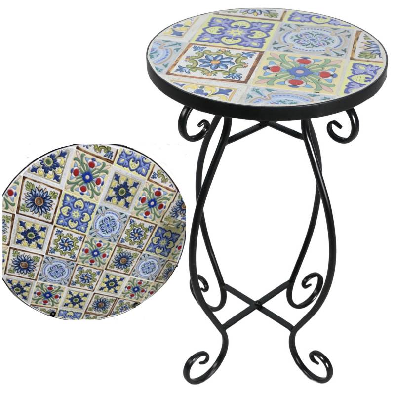 Essasouria Mosaic Side Table