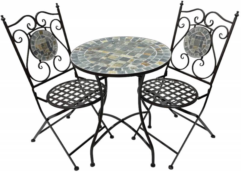 Stephie Mosaic Table & 2 Chair Setting
