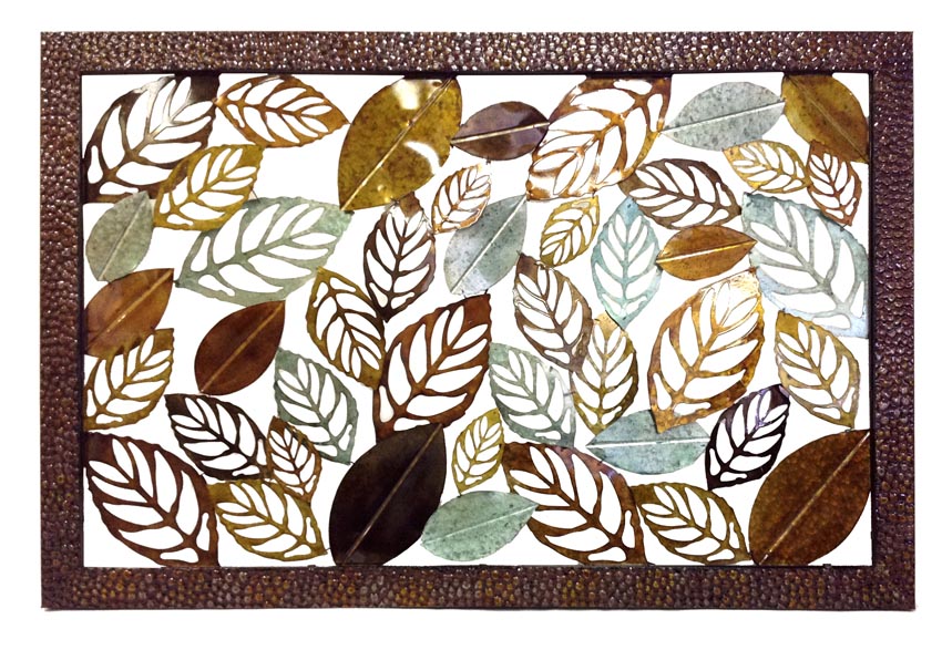Tree Leaves Metal Wall Art